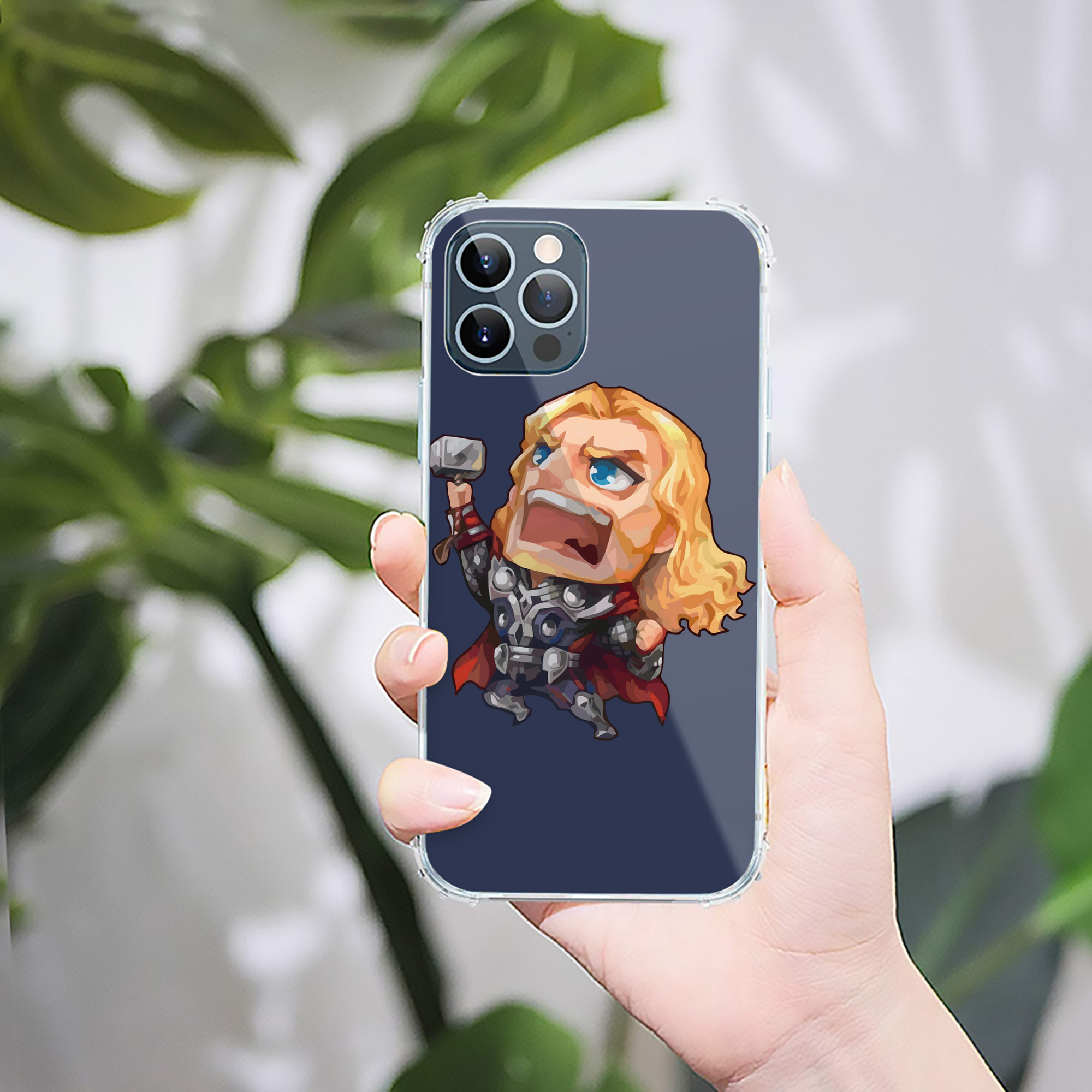 （画像用） アベンジャーズ The Avengers 【iPhone 12シリーズ対応】透明スマホケース（クリアソフトケース）